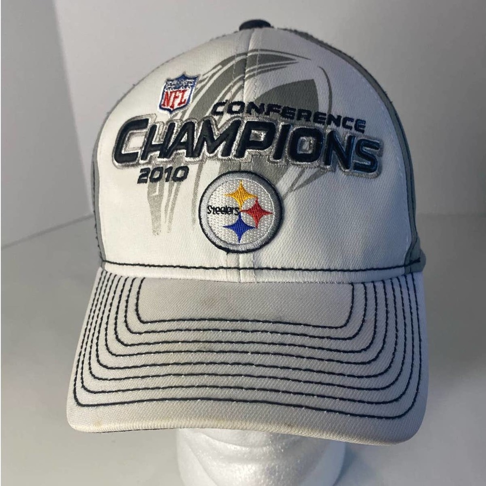 Conference Champions 2010 NFL Steelers Hat Reebok Super Bowl XLV